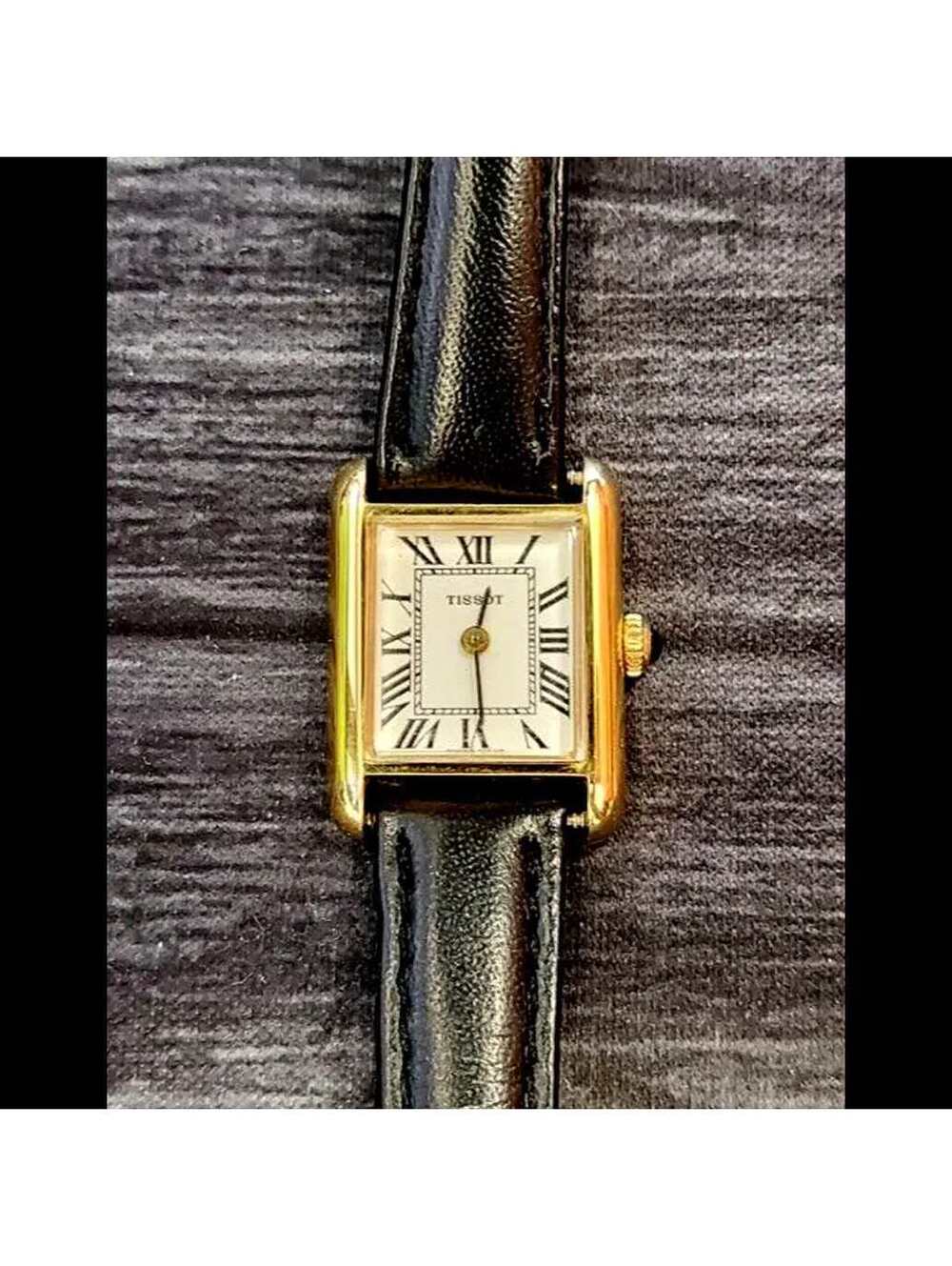 Rare Womens Tissot Mechanical Watch 10k Gold Runs Excellent